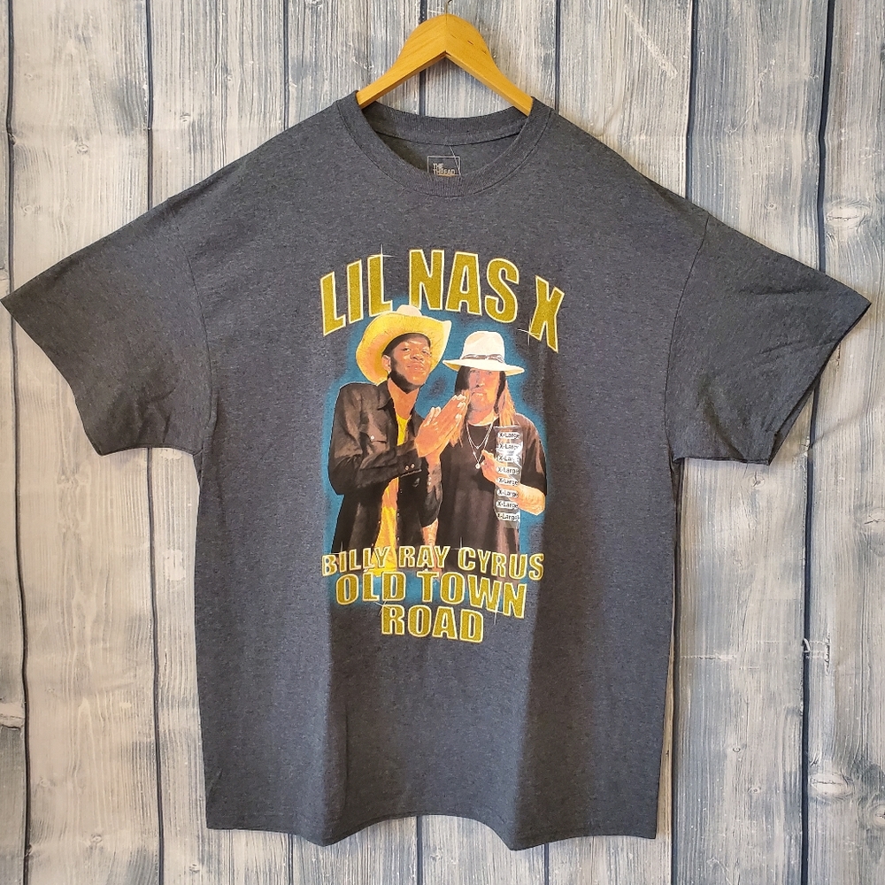 Araca Group Men's Lil Nas Billy Ray Cyrus T-Shirt - Picture 2 of 5